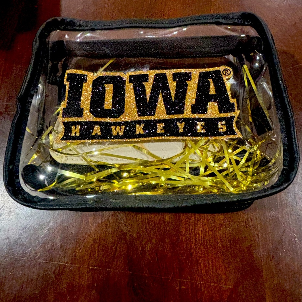 IOWA HAWKEYES | Game Day | Clear Purse | Adjustable Strap | Crossbody Bag